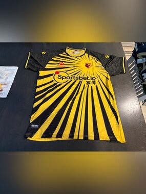 WATFORD FC Official Kelme Home Football Shirt 2020-2021  Men's Large Jersey